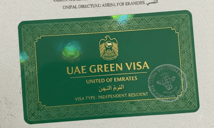 UAE Green Visa for UK nationals